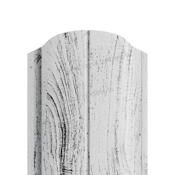 Штакетник металлический МЕТАЛЛ ПРОФИЛЬ ELLIPSE-O 19х126 (ECOSTEEL_MA-01-Беленый Дуб-0.5), цена 192.15 ₽: заказать в Тюмени.