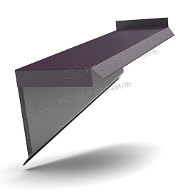 Планка сегментная торцевая левая 350 мм (VALORI-20-Violet-0.5)