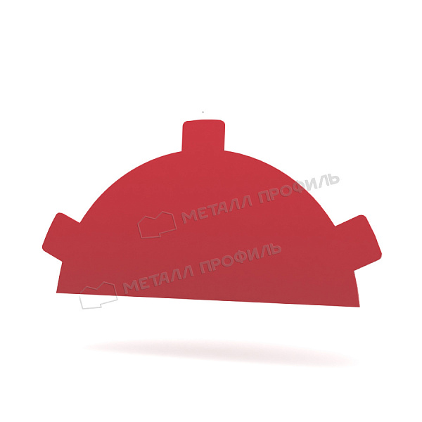 Заглушка конька круглого простая NormanMP (ПЭ-01-3011-0.5) ― заказать по умеренным ценам ― 330 ₽ ― в Тюмени.
